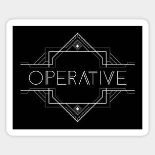 Operative Futuristic Character Class Tabletop RPG Gaming Magnet